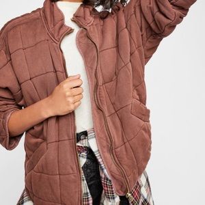Free People Dolman Quilted Jacket